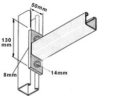 Slotted Channel With Cantilever Arms Manufacturer in Gujarat - Best Price