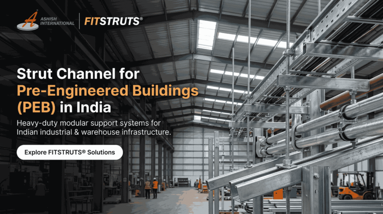 strut channel pre engineered building PEB India