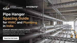 pipe hanger spacing guide HVAC plumbing India